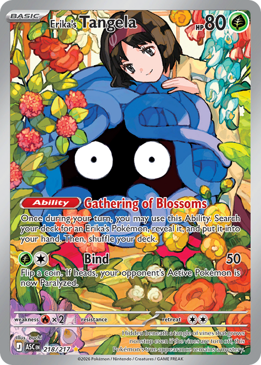 Erika's Tangela #218 [ME2PT5] [ENG] NM Holo