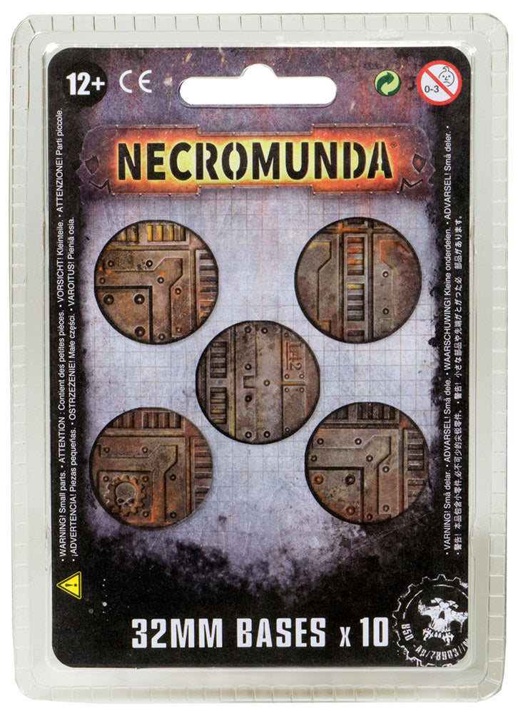Necromunda 32Mm Bases (X10)