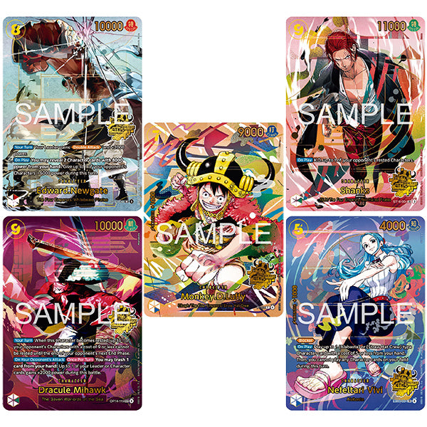 One Piece 4th Anniversary Set — cartas promocionales