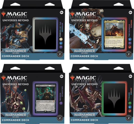 Magic Warhammer 40,000 — Pack 4 Commander Decks ENG