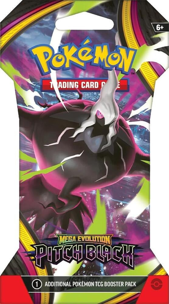 Pokémon TCG Mega Evolution — Pitch Black — Sleeved Booster Pack (Darkrai)