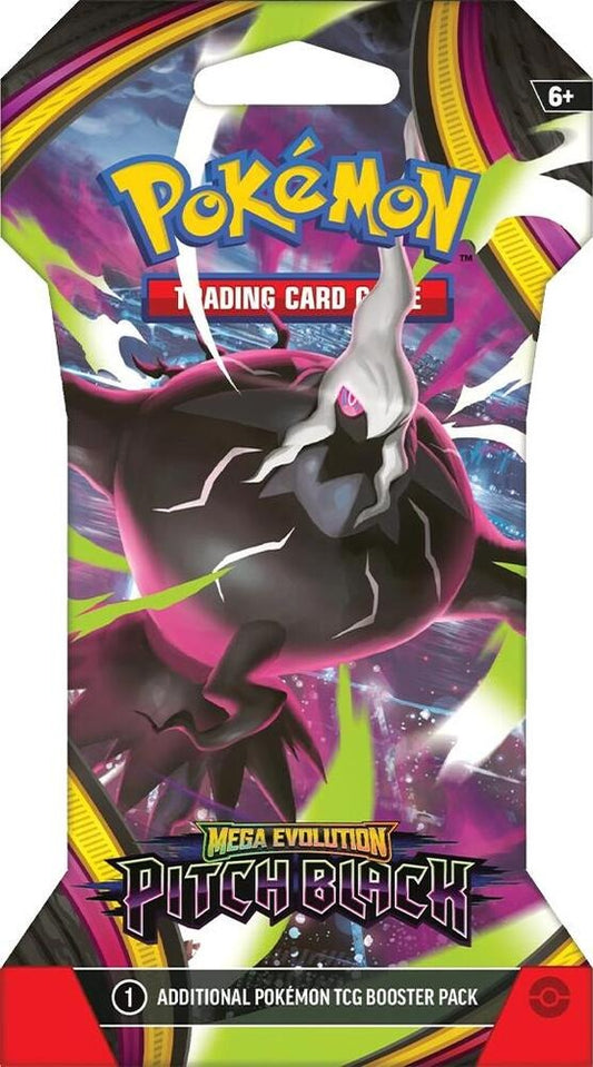 Pokémon TCG Mega Evolution — Pitch Black — Sleeved Booster Pack (Darkrai)