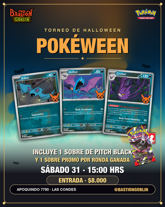 Pokéween en Bastión Goblin — sábado 31 de octubre 15:00