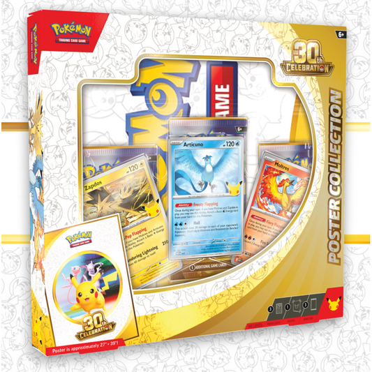 Pokémon TCG 30th Celebration — Poster Collection — En Inglés