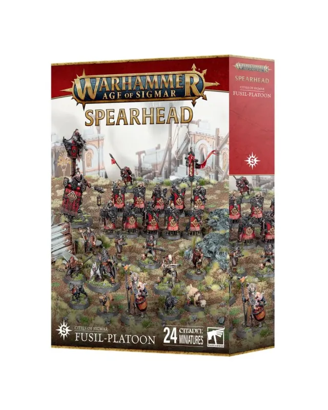 Spearhead:cities of Sigmar Fusil-platoon