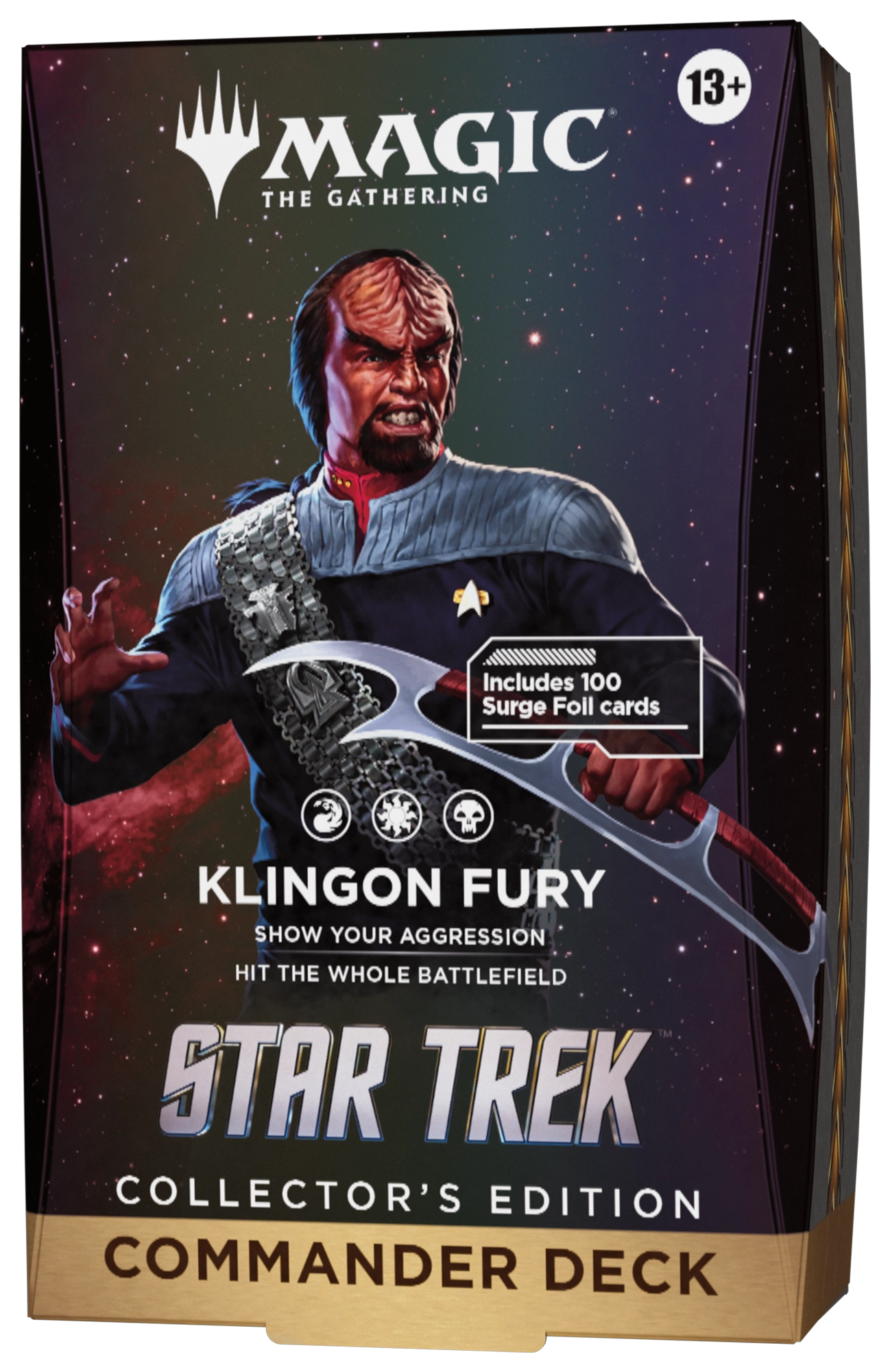 Magic Star Trek — Collector's Edition — Commander Deck: Klingon Fury — En Inglés