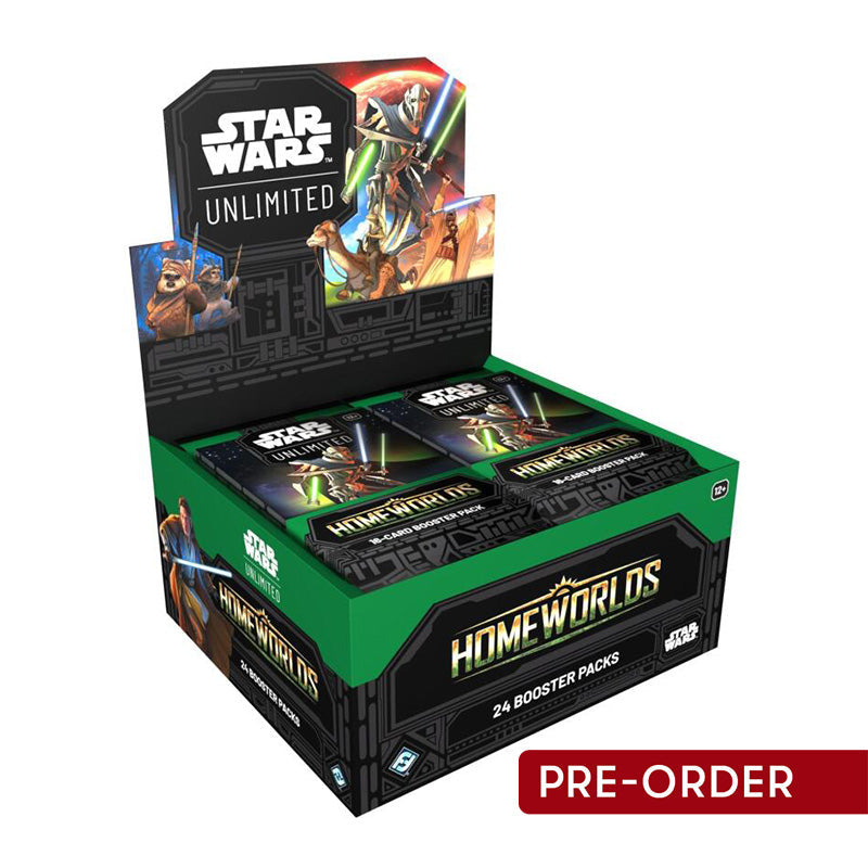 Star Wars Unlimited — Homeworlds: Booster Display (Inglés)