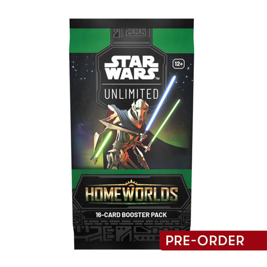 Star Wars Unlimited — Homeworlds: Booster Pack (Inglés)