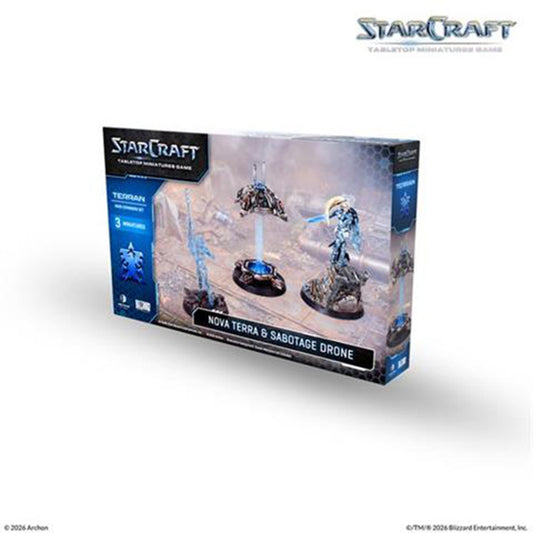 StarCraft TMG — Terran Nova Terra & Sabotage Drone Hero Expansion Set