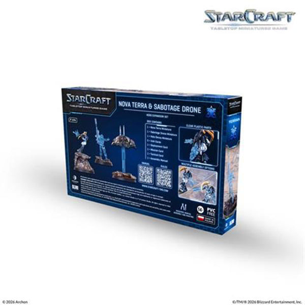 StarCraft TMG — Terran Nova Terra & Sabotage Drone Hero Expansion Set