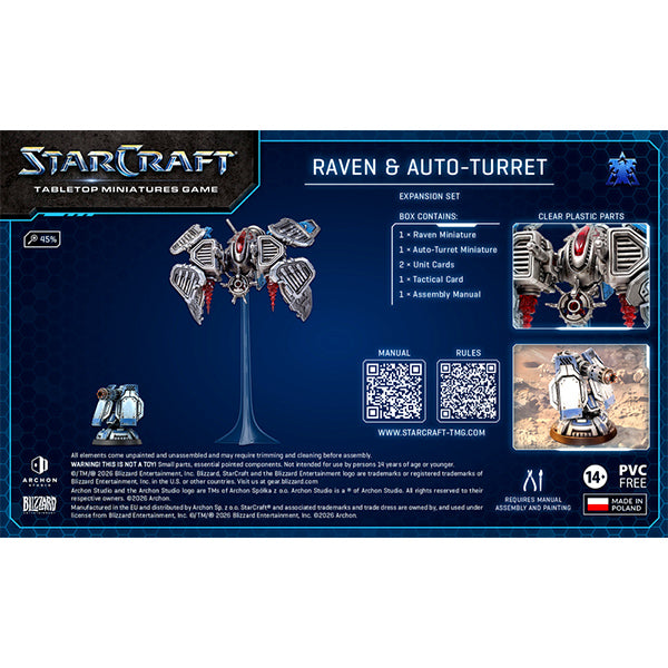 StarCraft TMG — Terran Raven & Auto-Turret Expansion Set