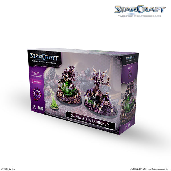 StarCraft TMG — Zerg Zagara & Bile Launcher Hero Expansion Set