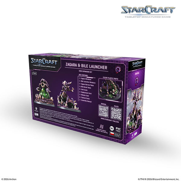 StarCraft TMG — Zerg Zagara & Bile Launcher Hero Expansion Set