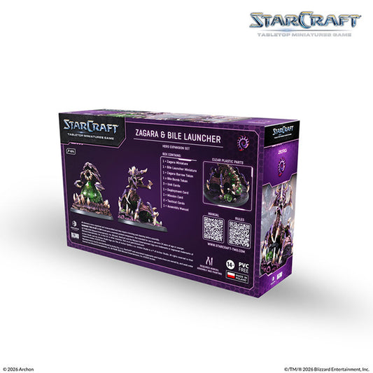 StarCraft TMG — Zerg Zagara & Bile Launcher Hero Expansion Set
