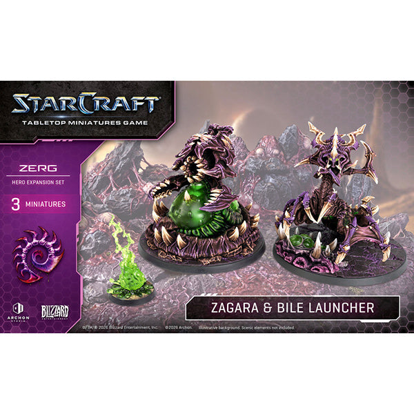 StarCraft TMG — Zerg Zagara & Bile Launcher Hero Expansion Set