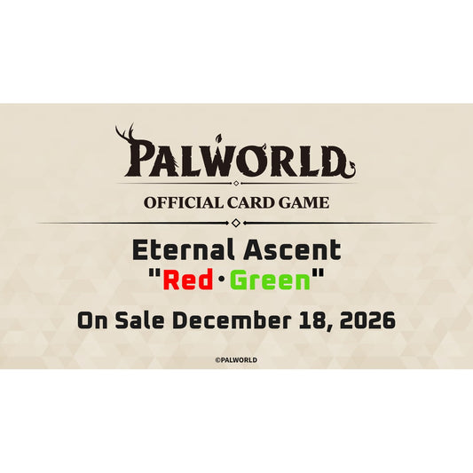 Eternal Ascent Trial Deck- Red & Green — Palworld Official Card Game