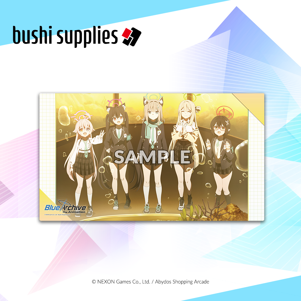 Playmat: Bushi Supplies Rubber Playmat- Blue Archive The Animation- Abydos' Foreclosure Task Force Original Illustration